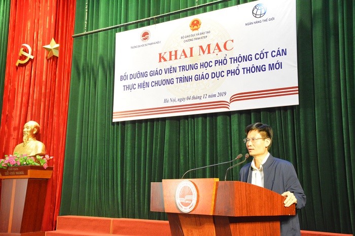 Trường ĐHSP Hà Nội 2 tham gia tập huấn bồi dưỡng đội ngũ giảng viên sư phạm chủ chốt thực hiện Chương trình giáo dục phổ thông mới