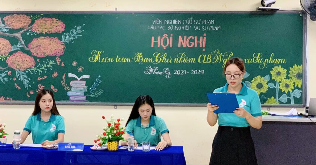 CLB Nghiệp vụ Sư phạm – Trường Đại học Sư phạm Hà Nội 2 có Tân Chủ nhiệm