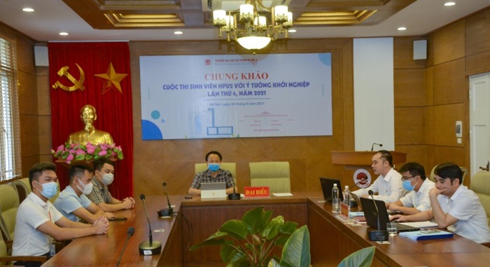 Chung khảo Cuộc thi “Sinh viên HPU2 với ý tưởng khởi nghiệp” năm 2021