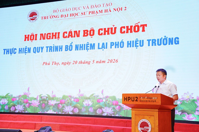 Hội nghị cán bộ chủ chốt thực hiện quy trình bổ nhiệm lại Phó Hiệu trưởng