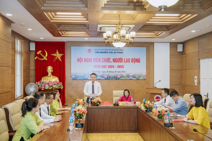 Hội nghị viên chức Viện Nghiên cứu Sư phạm năm học 2024-2025 diễn ra thành công tốt đẹp!