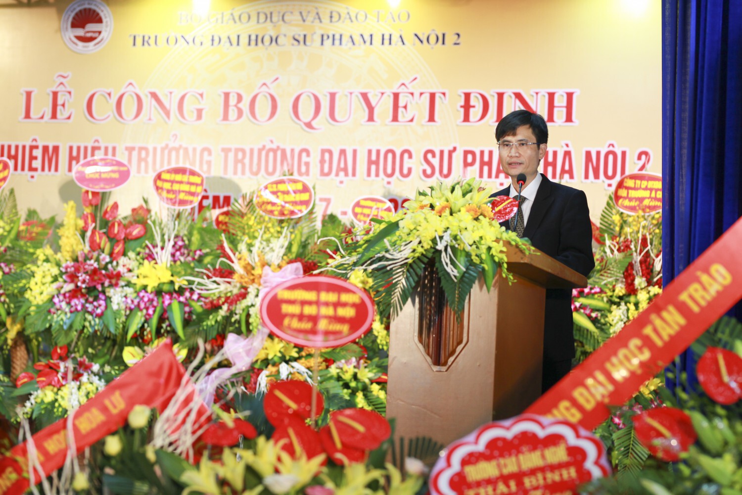 Lễ công bố quyết định bổ nhiệm Hiệu trưởng Trường ĐHSP Hà Nội 2 nhiệm kỳ 2017-2022