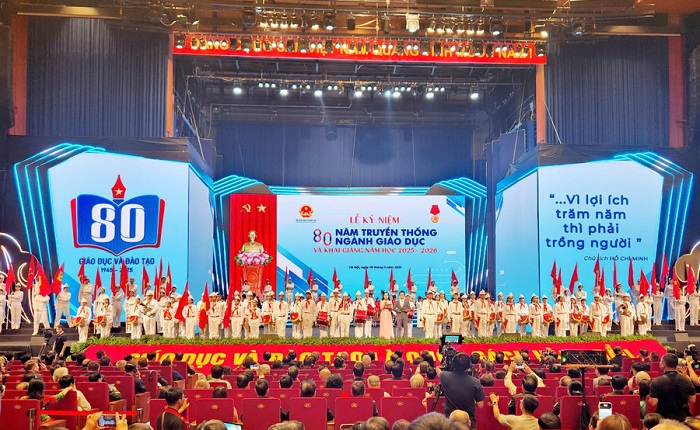 Lễ kỷ niệm 80 năm truyền thống ngành Giáo dục và khai giảng năm học 2025-2026
