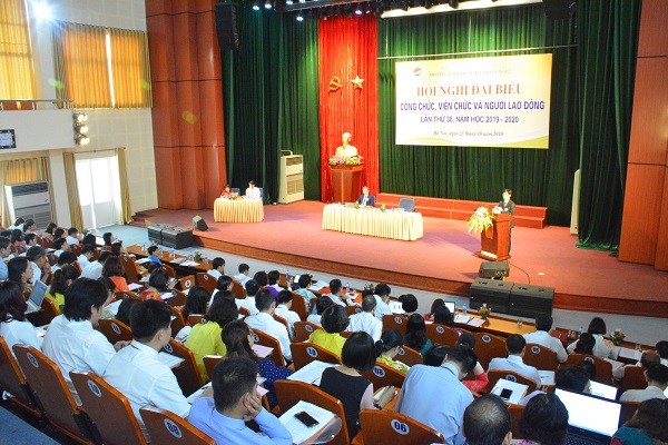 Hội nghị đại biểu công chức, viên chức và người lao động năm học 2019 – 2020