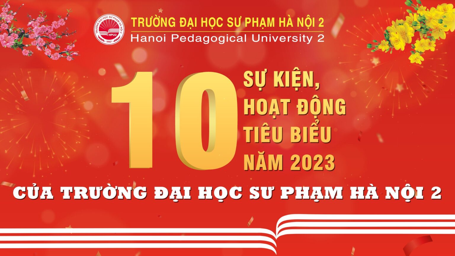 10 sự kiện, hoạt động tiêu biểu năm 2023 của Trường Đại học Sư phạm Hà Nội 2