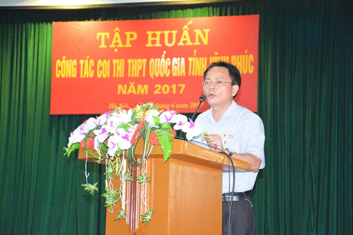 Tập huấn công tác coi thi THPT Quốc gia tỉnh Vĩnh Phúc năm 2017