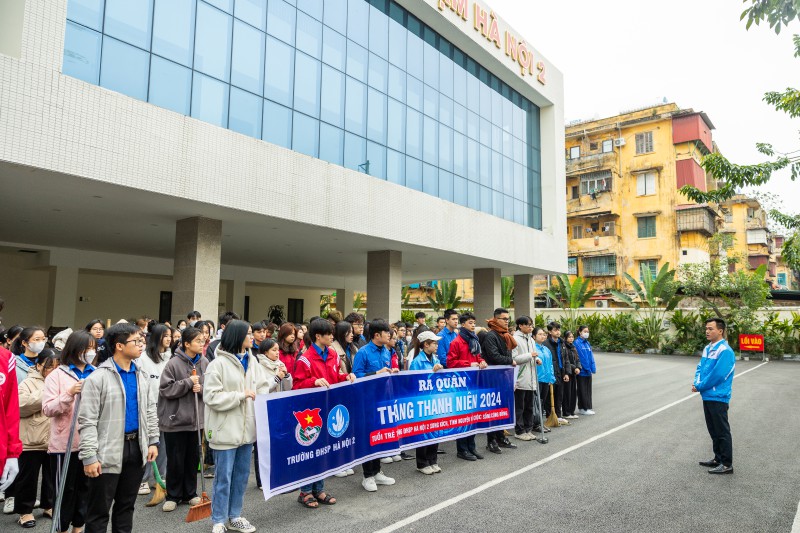 Tháng Thanh niên 2024 – Tuổi trẻ Trường Đại học Sư phạm Hà Nội 2 xung kích, tình nguyện vì cuộc sống cộng đồng