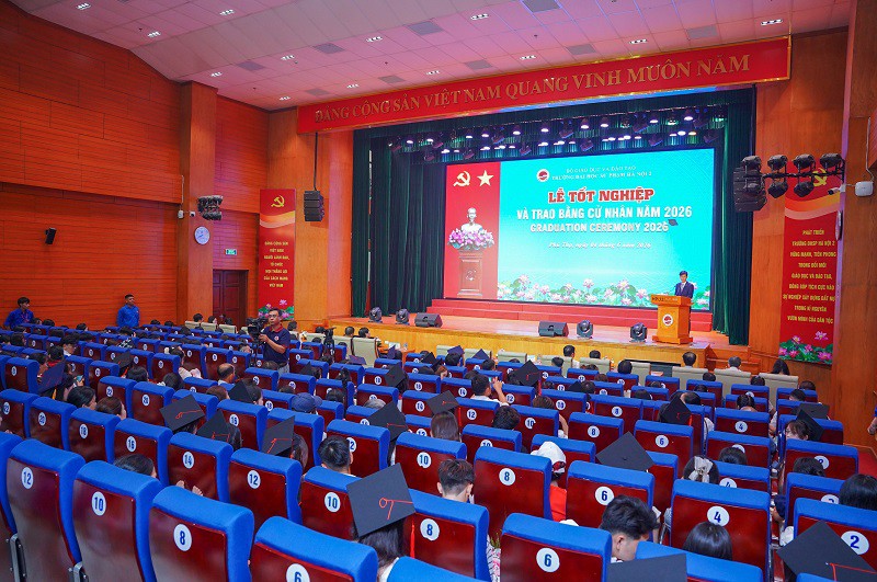  Trường ĐHSP Hà Nội 2 tổ chức Lễ tốt nghiệp và trao bằng cử nhân năm 2026